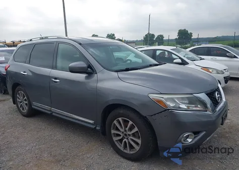 2015 Nissan Pathfinder Sl z USA, uszkodzony, nr VIN 5N1AR2MMXFC680933